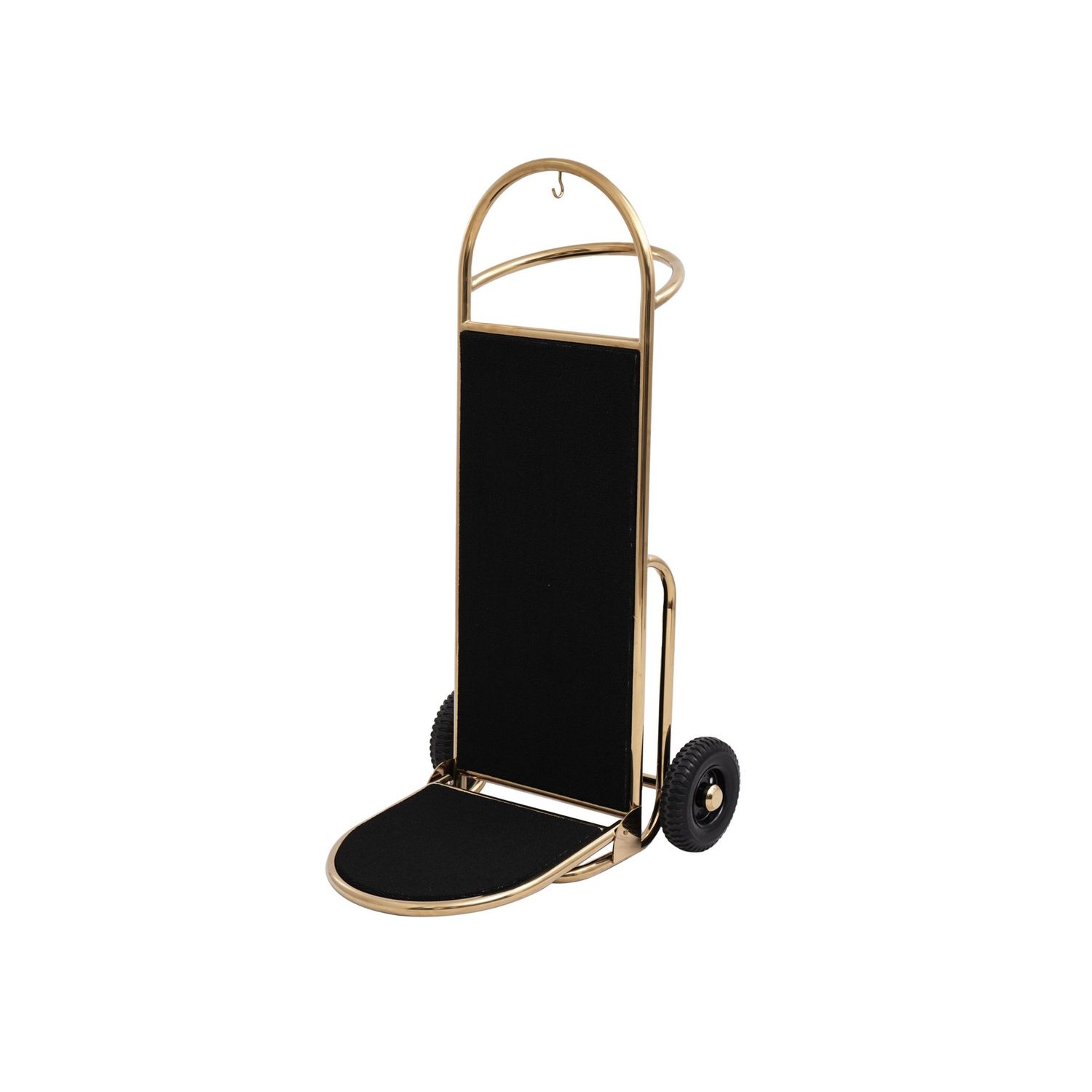 Tirolix - Carrello portabagagli 61 x 70 x 120 cm Nero/Oro Sprint