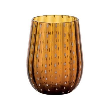 Tirolix - Bicchiere Acqua 40 cl Ambra Gocce