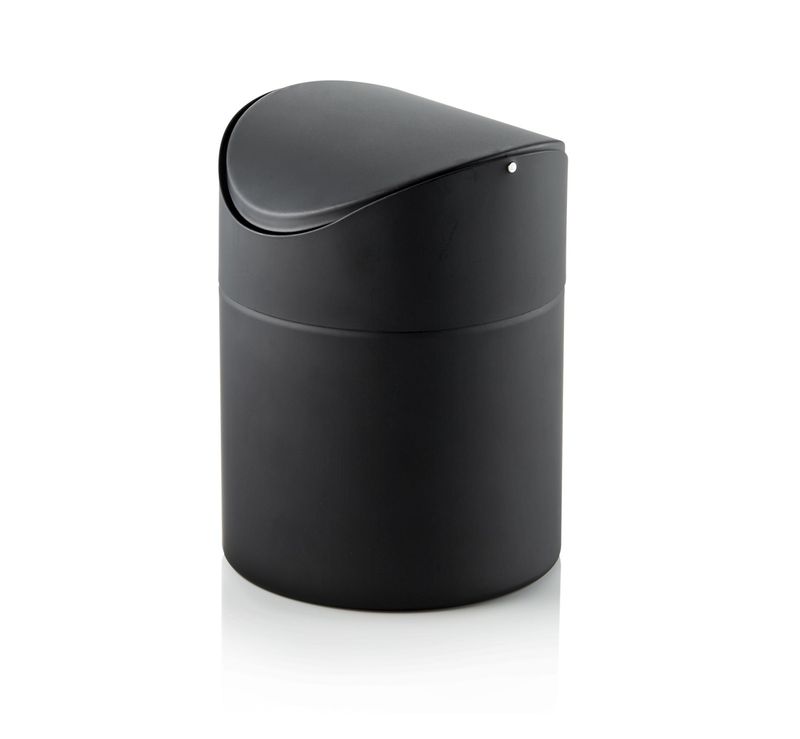 Tirolix - Cestino da tavola per gli scarti 12 x 16 cm Nero