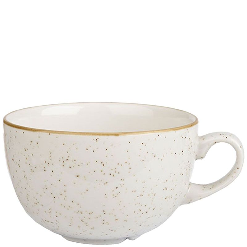 Tazza Cappuccino 46 Cl Stonecast Barley White - Churchill