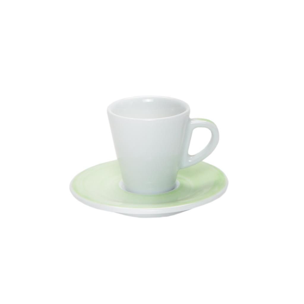 Tazza Caffè Con Piatto 8 cl Verde Favorita - Ancap