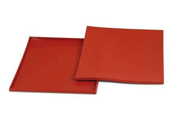 Tapis Roulade 32 x 32 cm Rosso - Silikomart