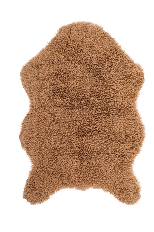 Tappeto in pelle di pecora 60 x 90 cm Marrone - Tirolix
