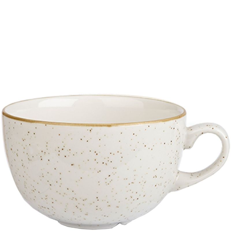 Tazza Cappuccino 28 Cl Stonecast Barley White - Churchill