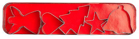 Tagliabiscotti natalizi 5 pezzi - Contacto