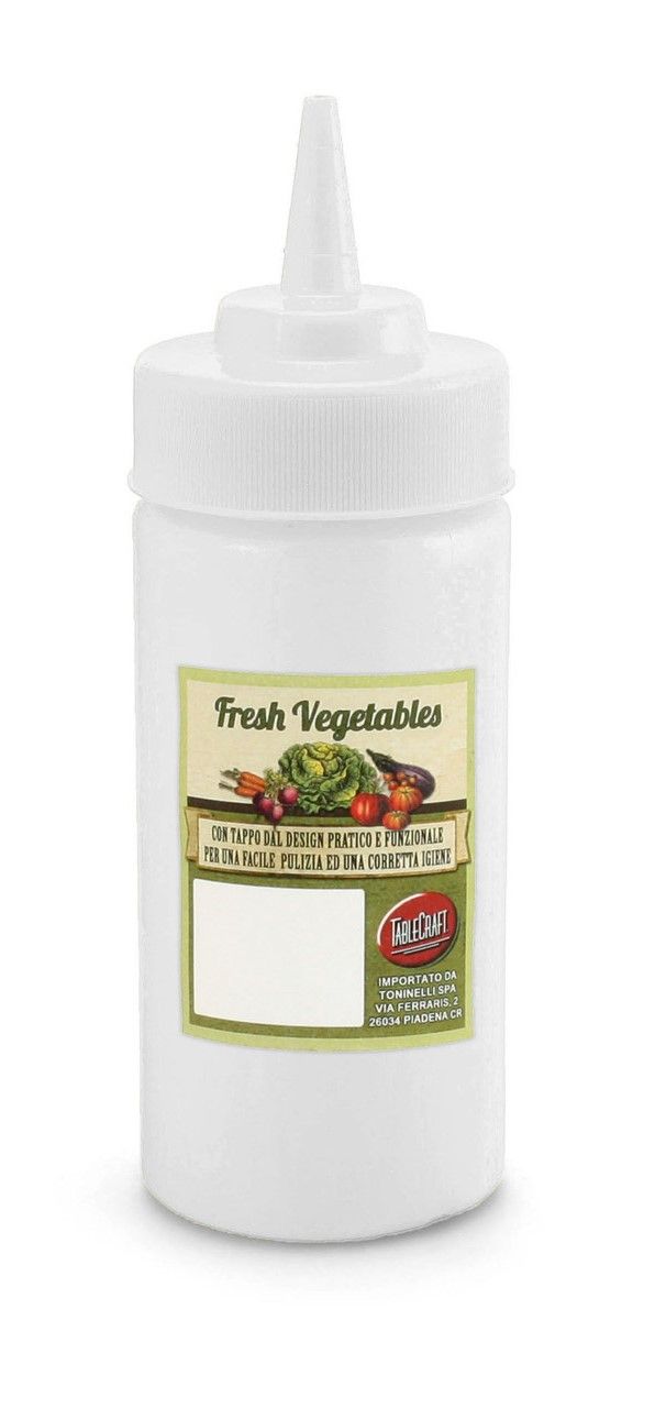 Tablecraft - Squeeze bianco 24 cl Fresh Vegetables