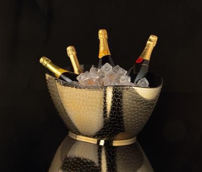 Spumantiera Royal 6 Bottiglie 47 x 30 cm Oro Buffet - Mc