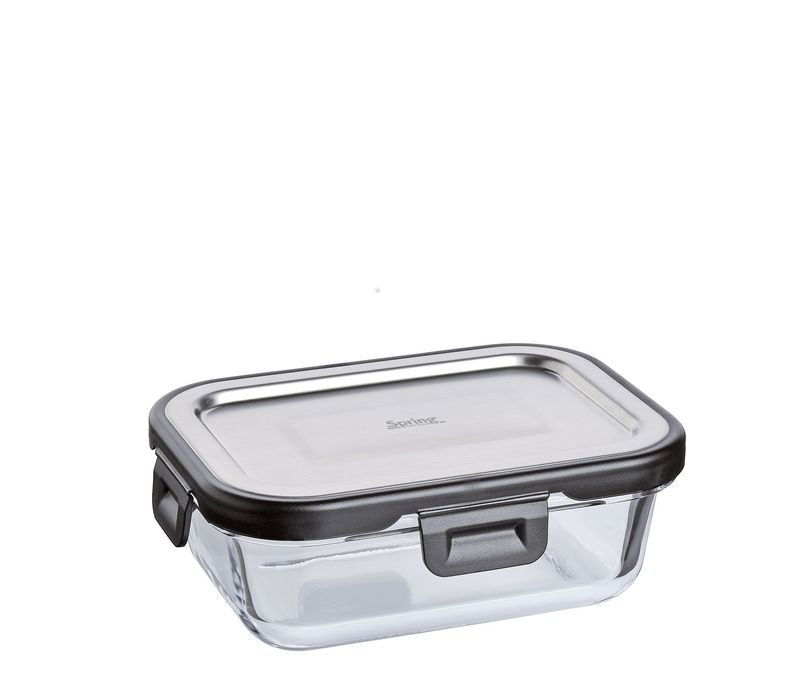 Spring - Contenitore per alimenti rettangolare 15 x 11 cm Fusion2+