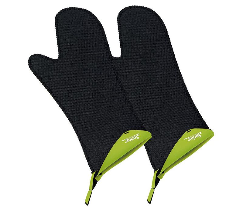 Spring - Guanto da cucina lungo verde 33 x 15 cm Spring Grips