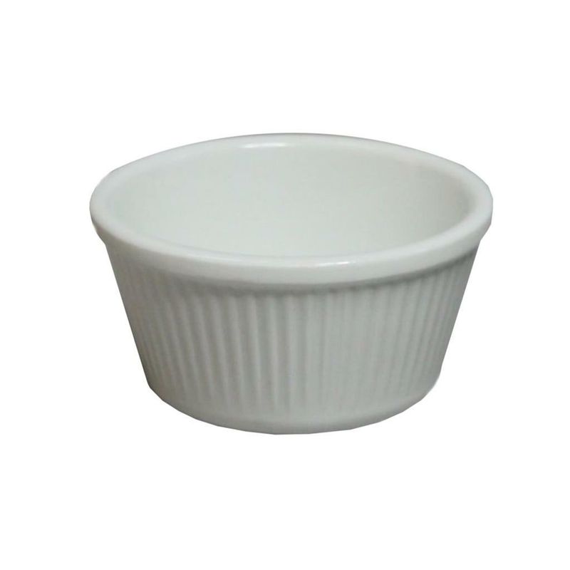 Stampo Ramequin 9 cm Bianco Melamina - Tirolix