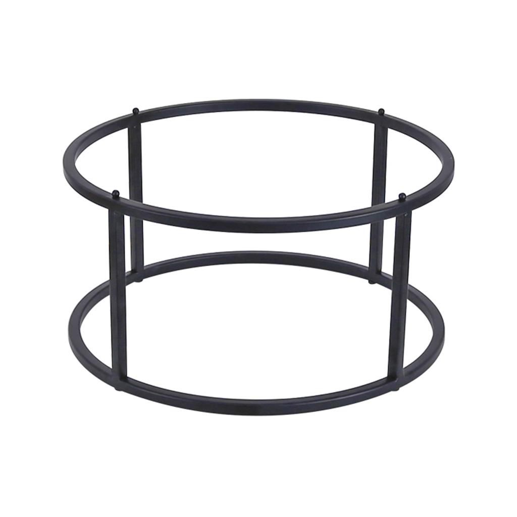 Stand Buffet Tondo 32,5 cm Bliss Nero - Tirolix