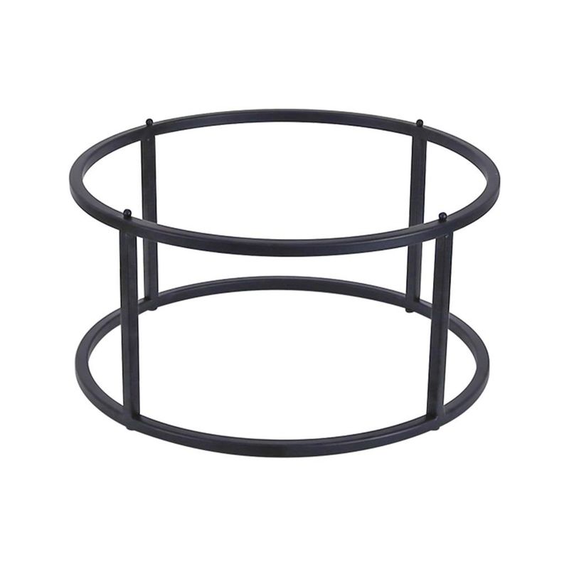Stand Buffet Tondo 32,5 cm Bliss Nero - Tirolix