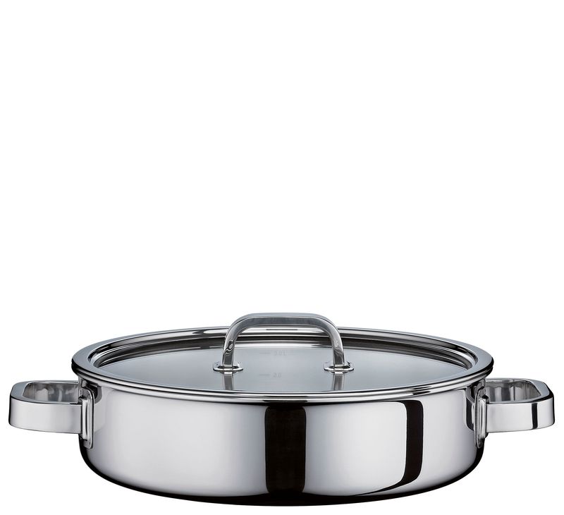 Spring - Casseruola bassa con coperchio in vetro 28 cm Finesse2+