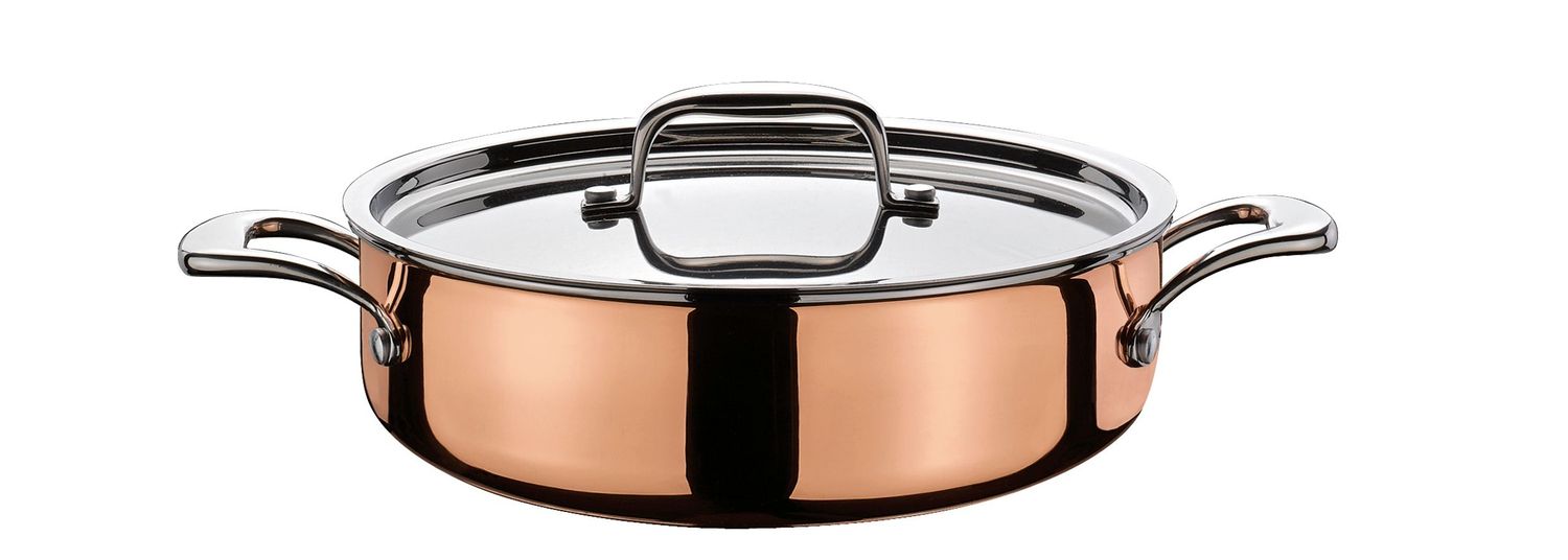 Spring - Casseruola bassa con coperchio 28 cm Culinox