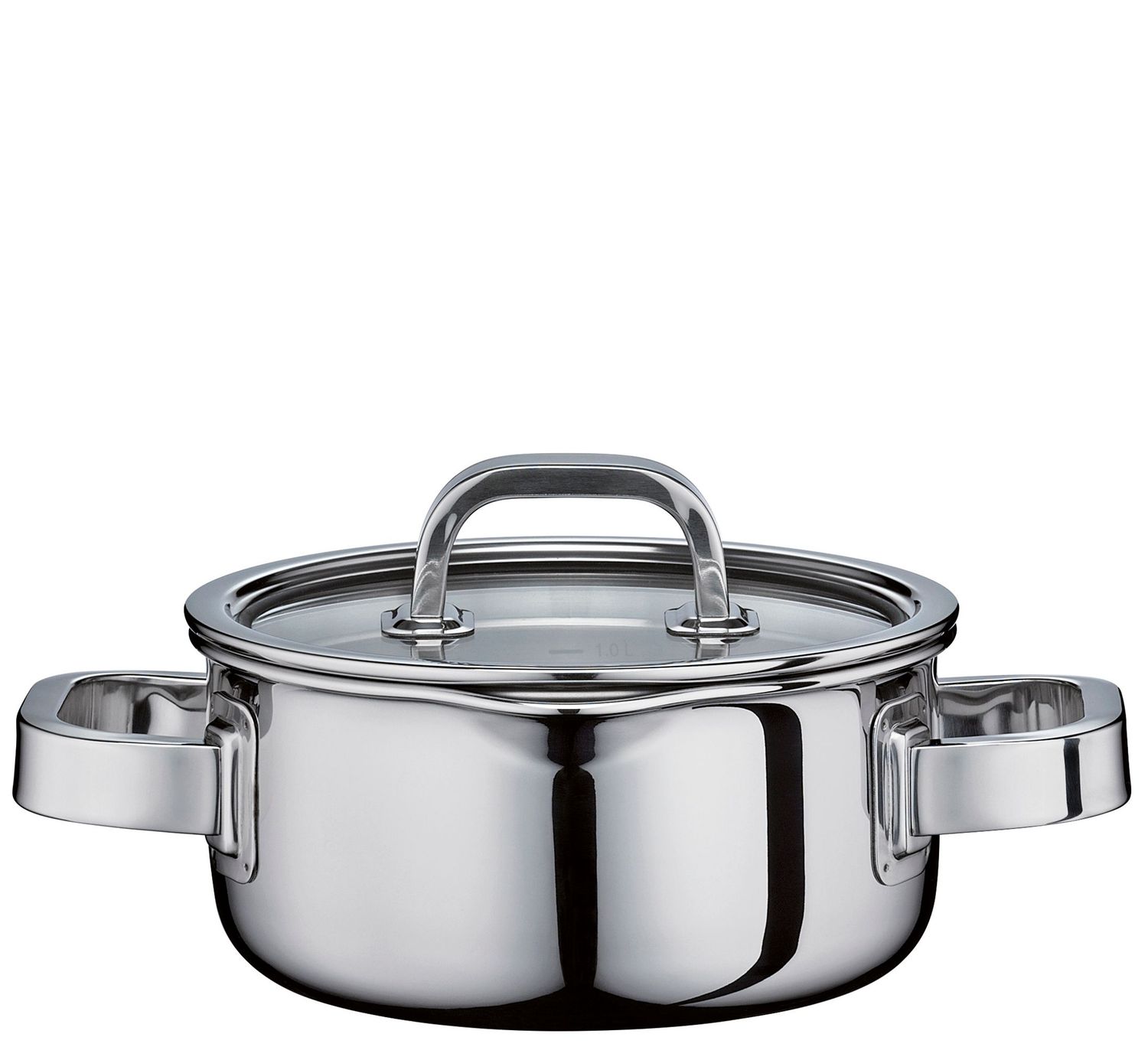 Spring - Pentola bassa con coperchio 16 cm Finesse2+