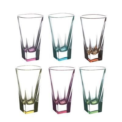 Set 6 Bicchiere 0/Bibita Fusion Color - RCR