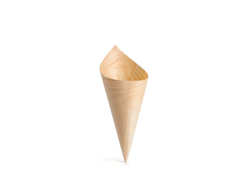 Set 600 Cono in legno 13 cm - Byo