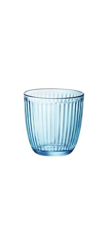 Set 6 Bicchiere Acqua 29 cl Lively Blue Line - Bormioli Rocco