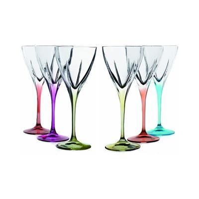 Set 6 Calice Vino Fusion Color Calp260150 - RCR