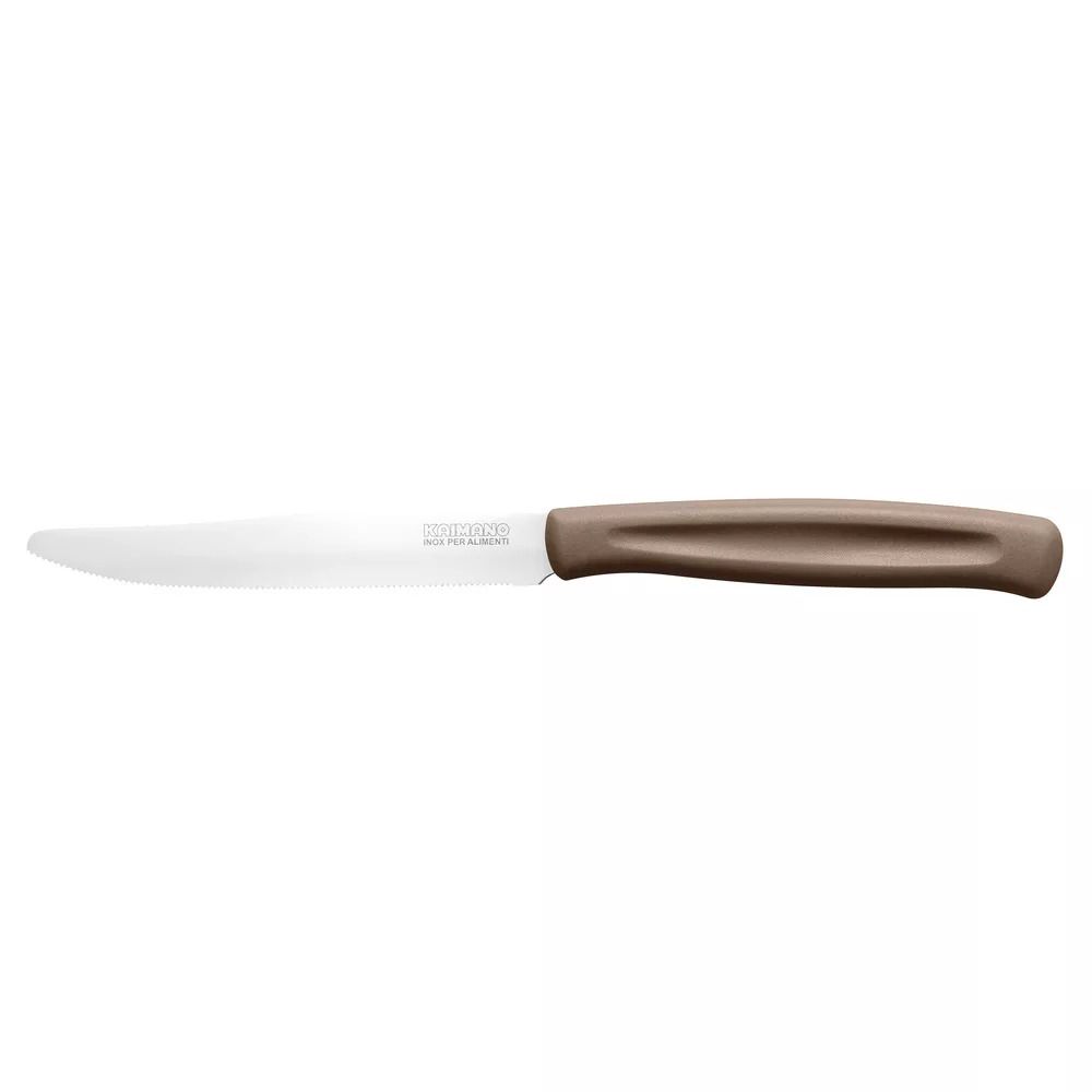 Set 6 Coltello Bistecca Marrone Dinamik - Kaimano