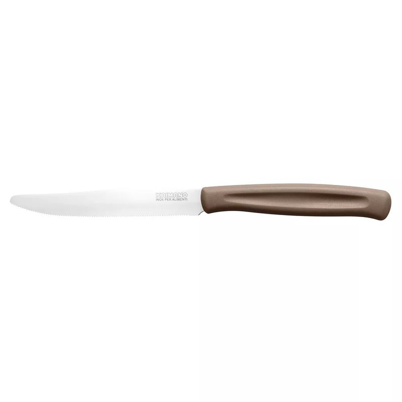 Set 6 Coltello Bistecca Marrone Dinamik - Kaimano
