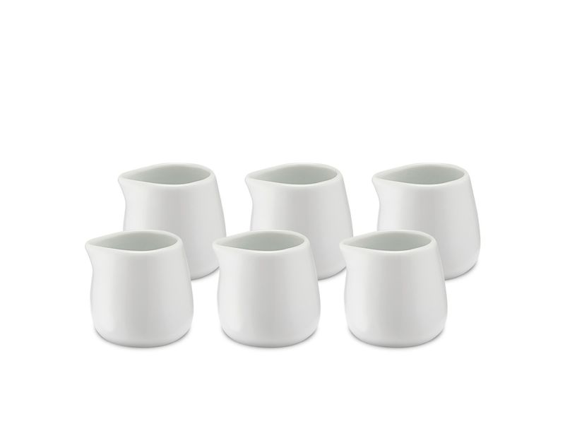Set 6 lattiere in porcellana 20 ml - Weis