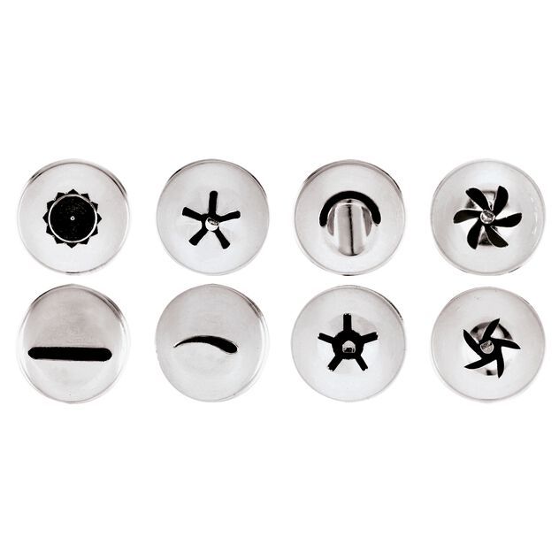 Set 8 bocchette con bordo smerlato 1,8 cm - Paderno