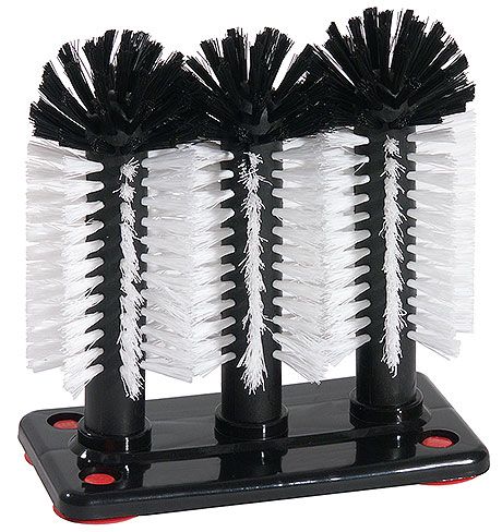 Spazzole per lavare il vetro 18/18/18 cm - Contacto