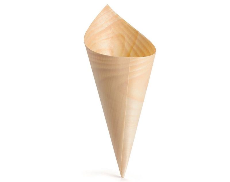 Set 600 Cono in legno 22,5 cm - Byo