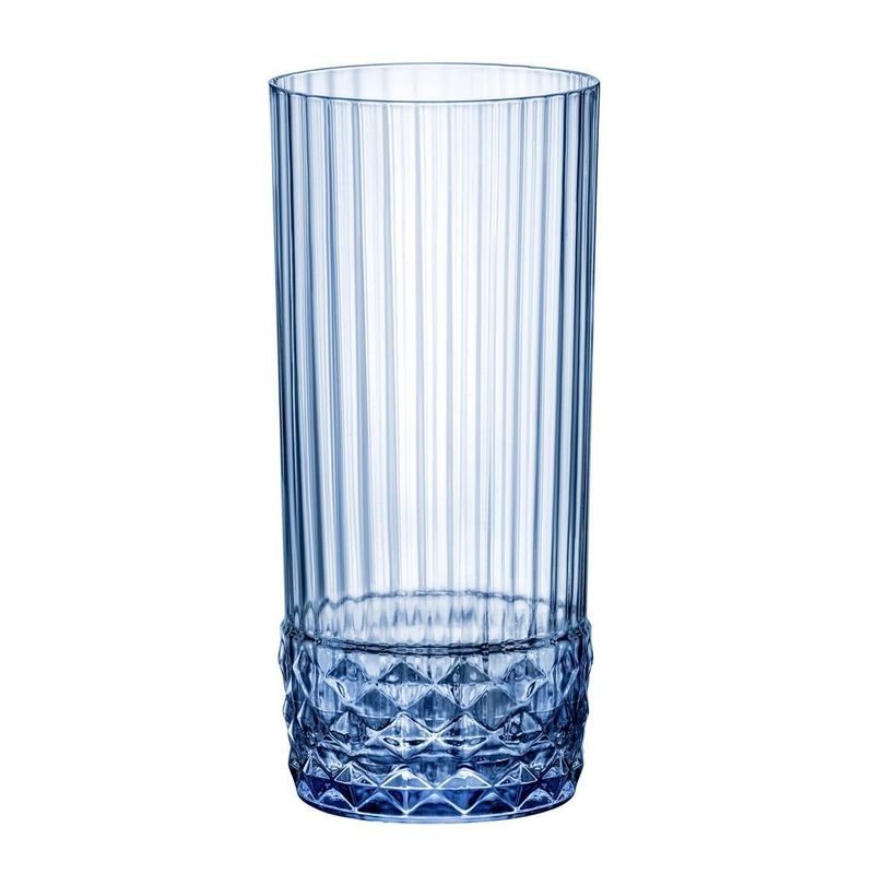 Set 6 Bicchiere Cooler 49 cl America '20s Sapphire Blue - Bormioli Rocco