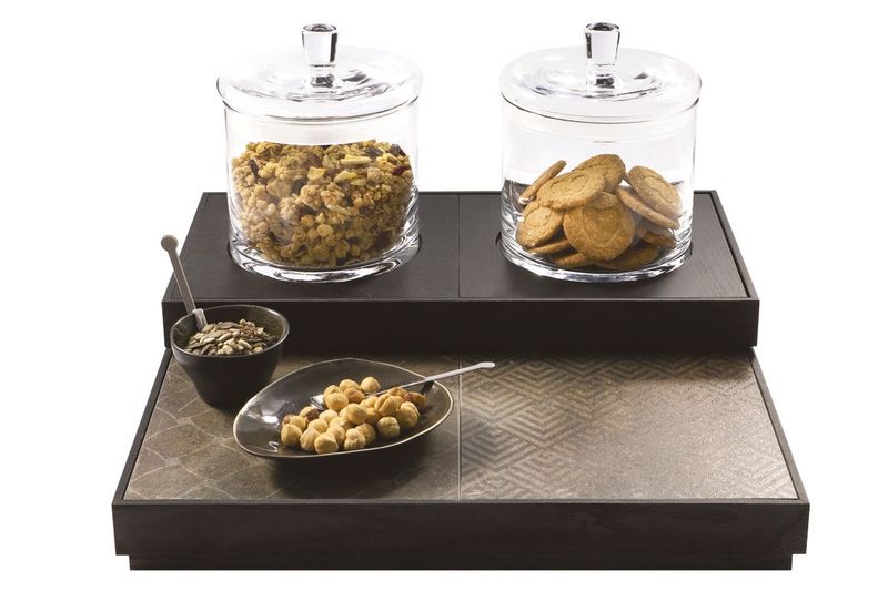 Set Cereali Nero 40 x 61 cm - Domino - Abert