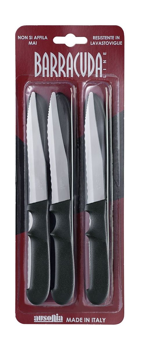 Set 6 Coltello Bistecca 11 cm Barracuda - Ausonia
