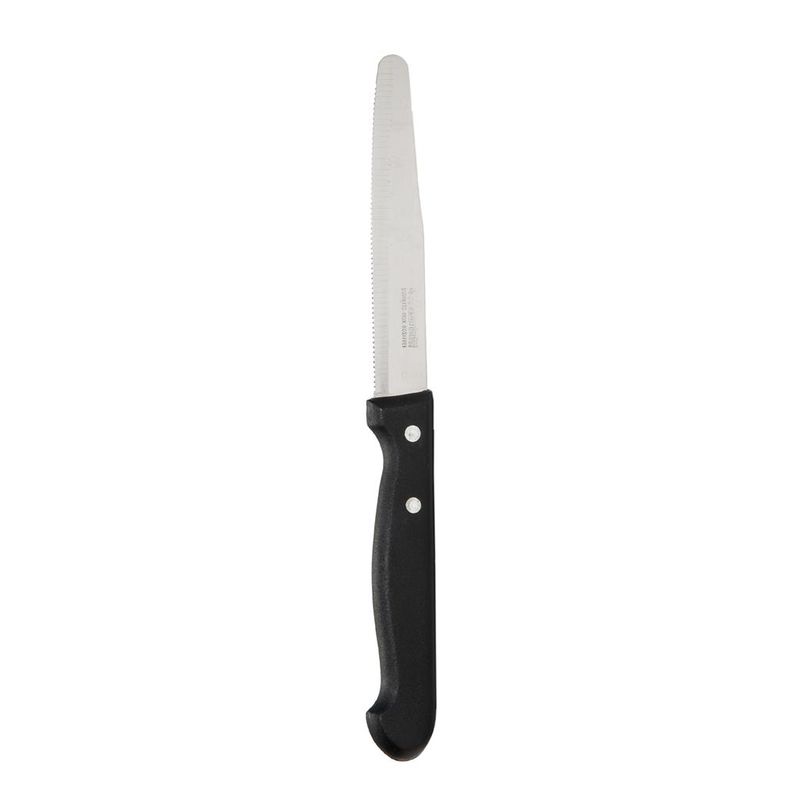 Set 6 Coltello Tavola 212 mm Nero - Marietti