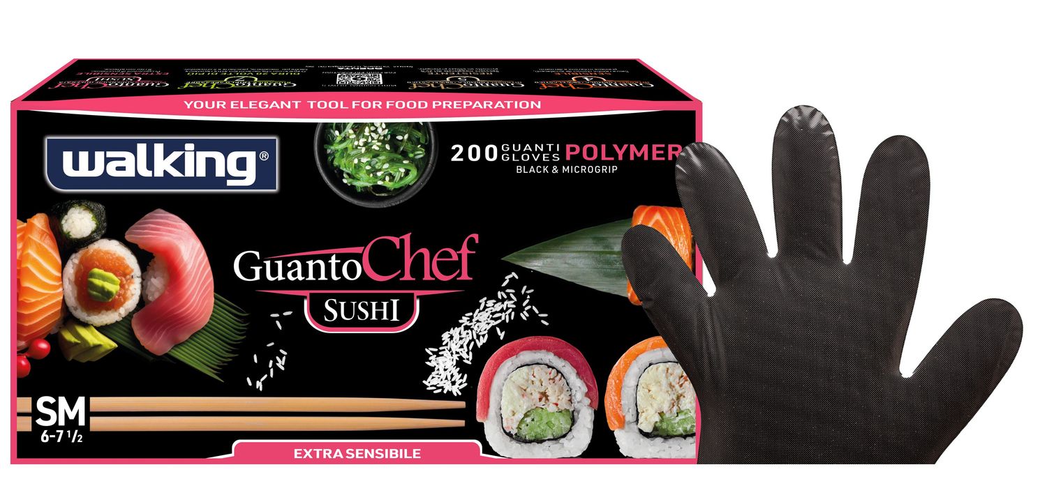 Set 2000 Guanto monouso in polymer goffrato taglia S-M - Byo