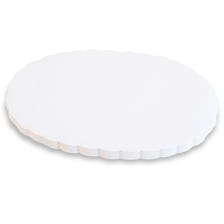 Set 5000 Carta fritto ovale in paglia bianca 40 gms 23 x 36 cm - Byo