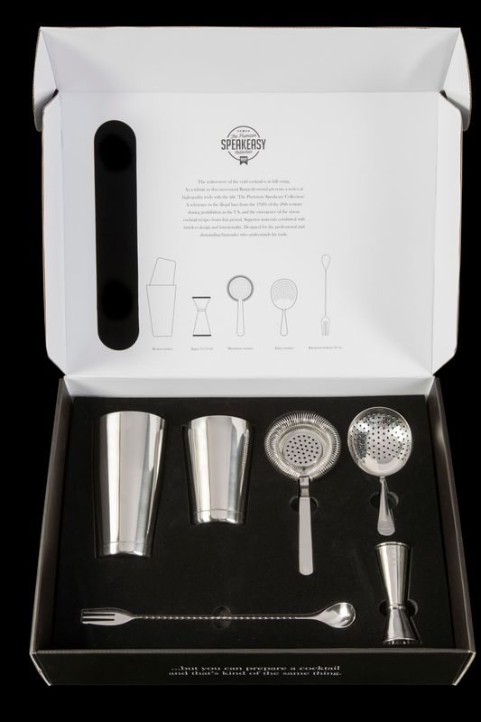 Set utensili da cocktail in scatola Acciaio Inox - Amefa