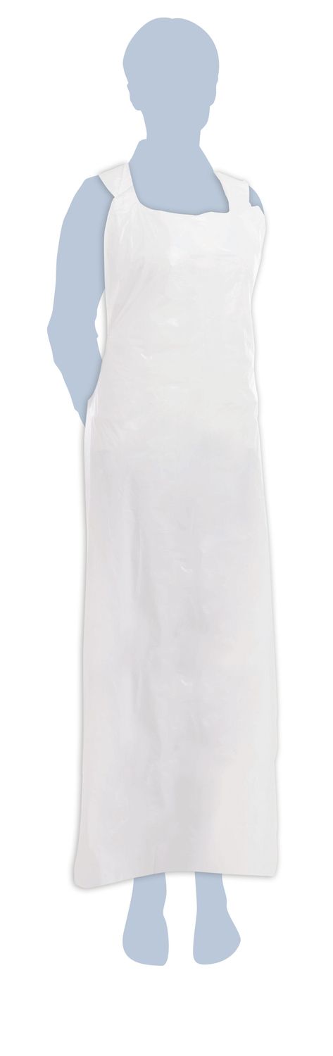 Set 500 Grembiule doppio strato in polietilene 140 x 70 cm Defender - Byo