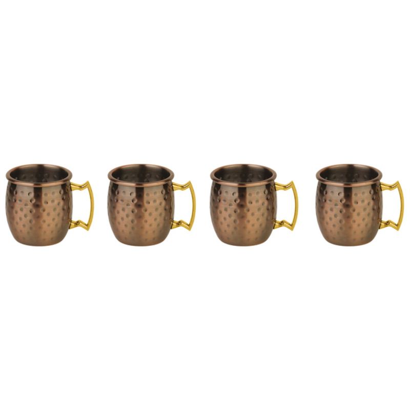 Set 4 mini tazze moscow mule antique 60 ml - Paderno