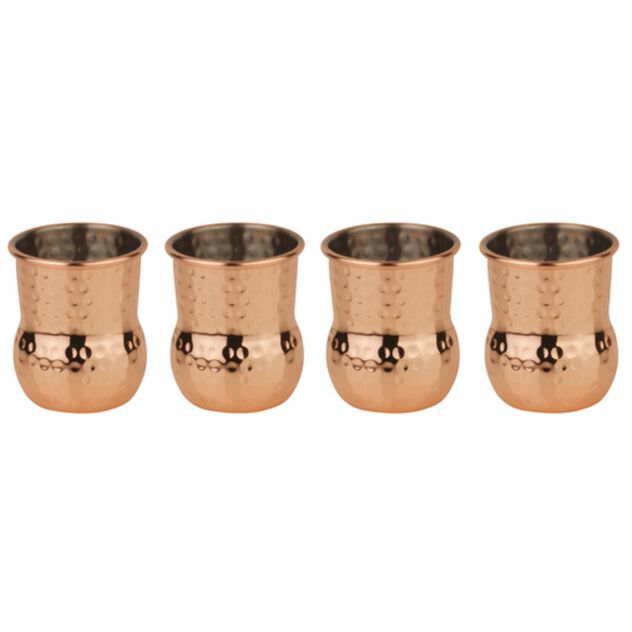 Set 4 mini tazze 60 ml Mirror Copper - Paderno