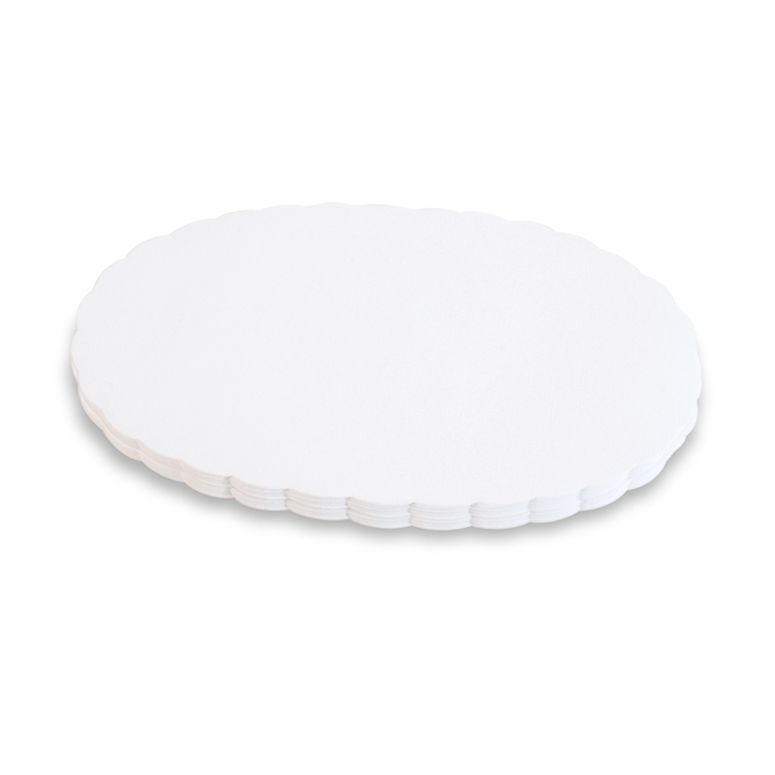 Set 5000 Carta fritto ovale in paglia bianca 40 gms 16 x 24 cm - Byo