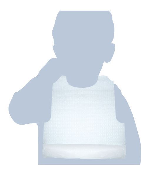 Set 1000 Bavaglino bimbo 33 x 28 cm - Byo