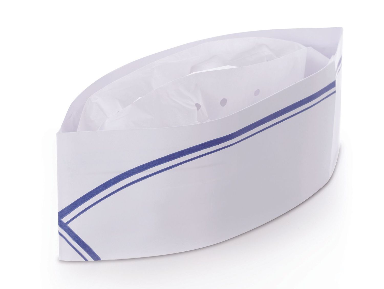 Set 1000 Bustina in carta 8 cm Ristocap Fascia Blu - Byo