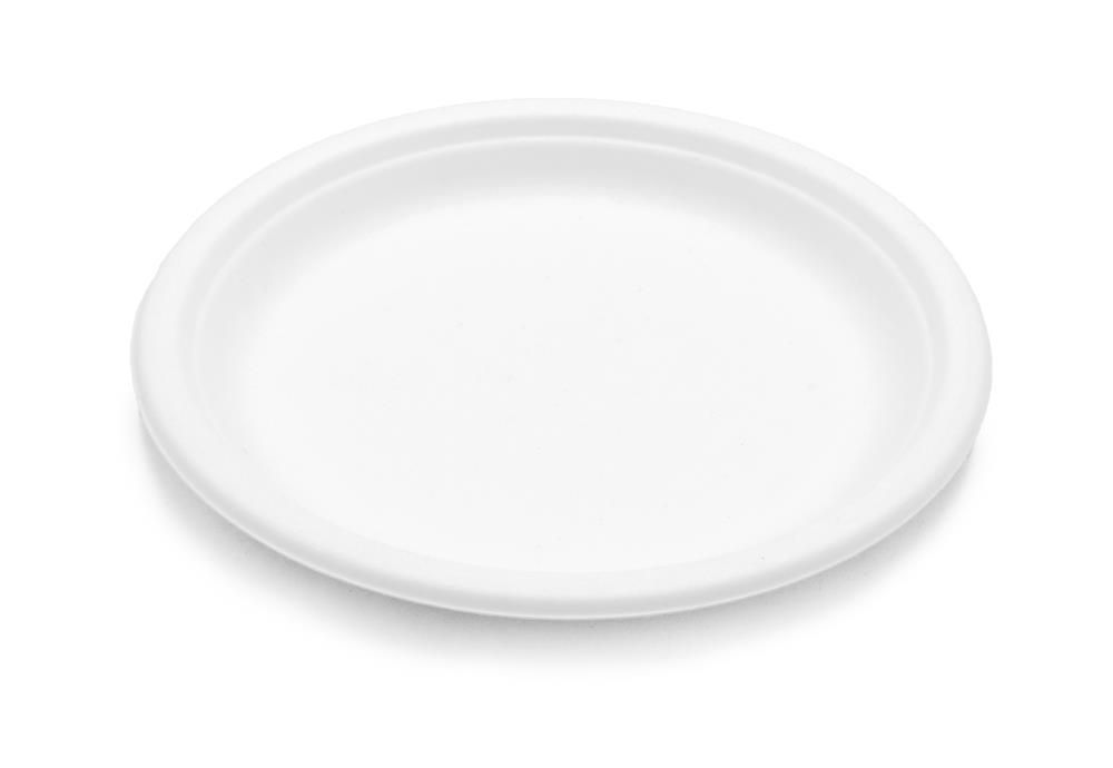 Set 1000 Piatto piano in polpa 22,5 cm Bordofino - Byo