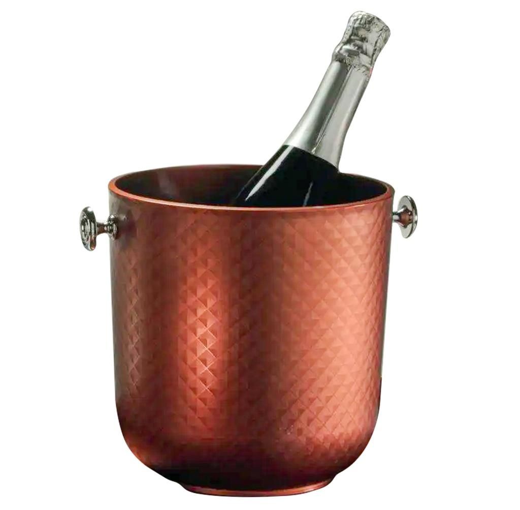 Secchiello Portabottiglie 20,5 cm Diamante Rame - Mc