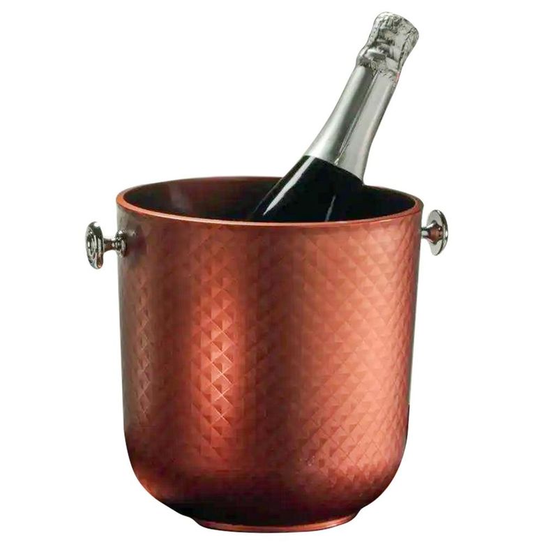 Secchiello Portabottiglie 20,5 cm Diamante Rame - Mc