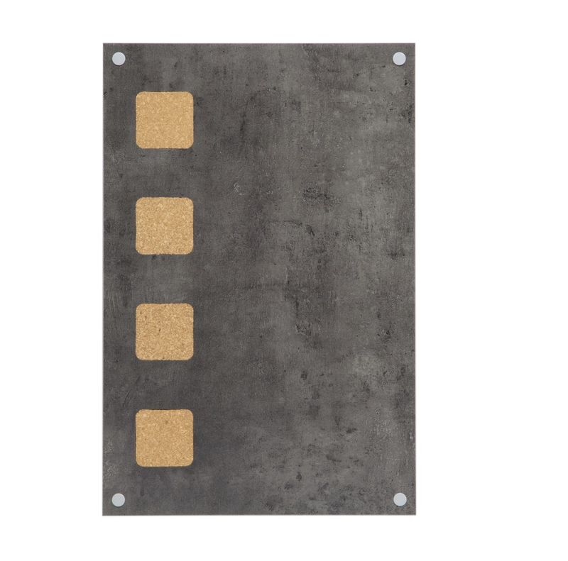 Securit - Lavagna bacheca da parete rettangolare 38 x 58 cm