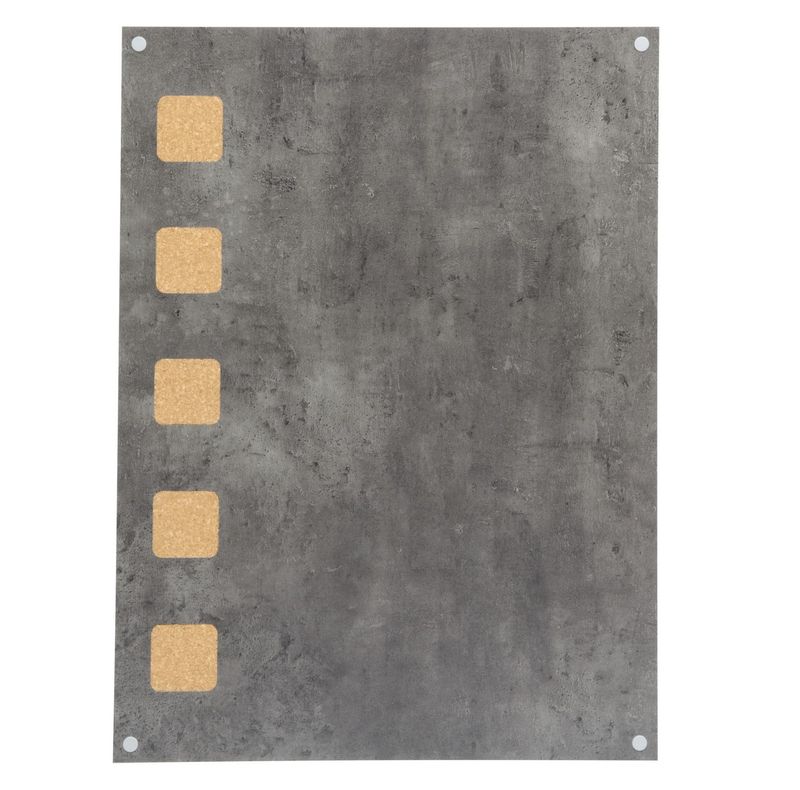 Securit - Lavagna bacheca da parete rettangolare 58 x 78 cm