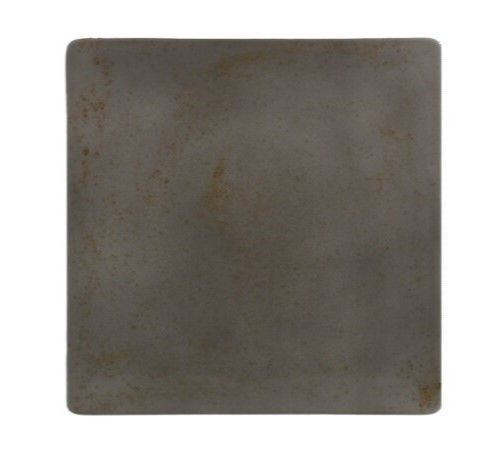 Schönwald - Piatto piano quadrato 20 cm Unique Darkgrey Pottery