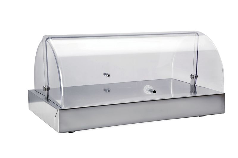 Scaldabrioches con Termostato Inox 18/10 47,5 x 28 cm - Square - Abert