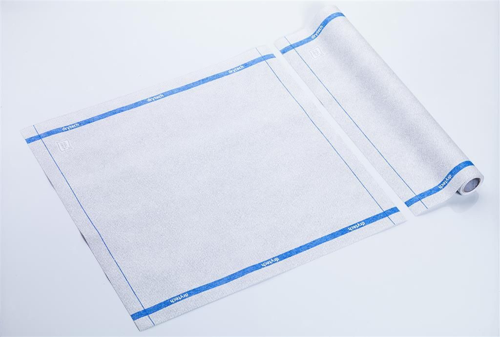 Rotolo Panni Bottiglie 40 x 40 cm Bordo Blue - Roll Drap